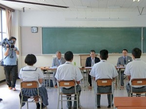 NHKの取材
